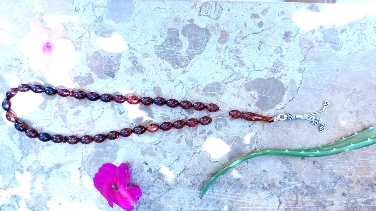 Chaplet & Co Islamic rosary / Sebha / Tesbih - Amber