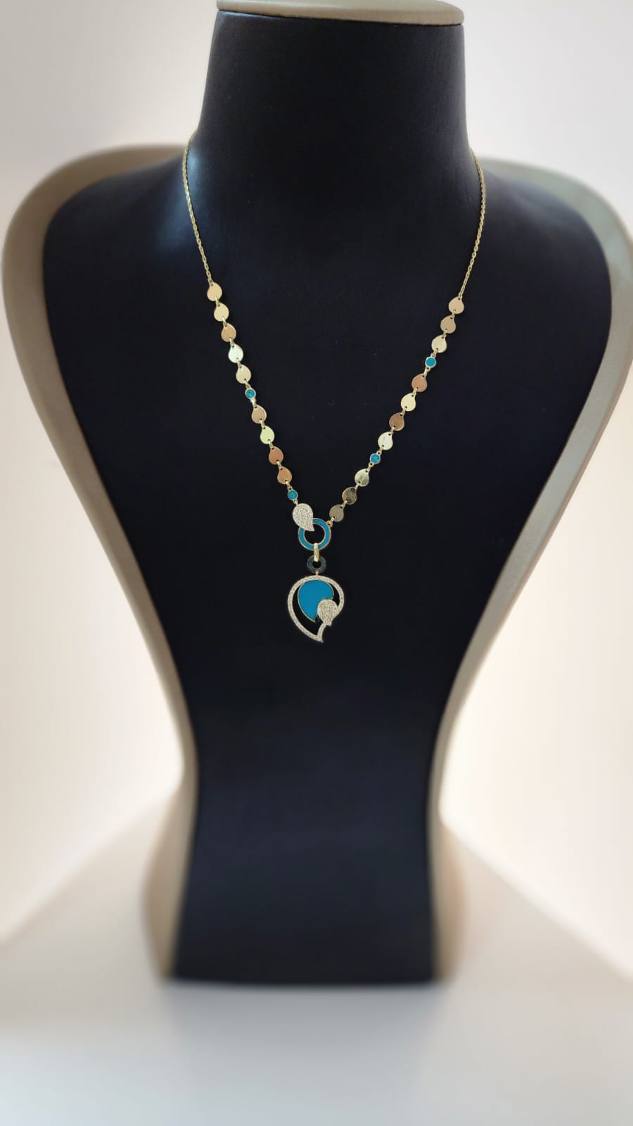 Chaplet Organic Beauty Necklace - Blue Moon